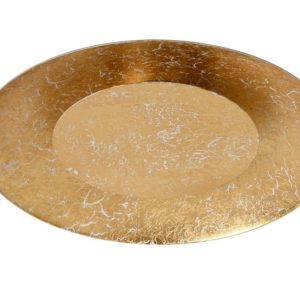 Plafon FOSKAL okrągły złoty LED 1x12W 34,5cm 900lm IP20 Lucide 1017634