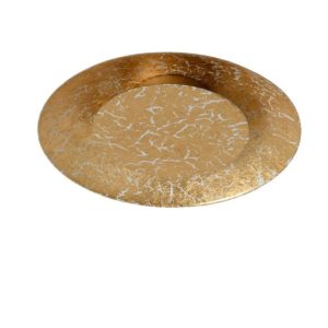 Plafon FOSKAL okrągły złoty LED 1x6W 21,5cm 480lm IP20 Lucide 1017565