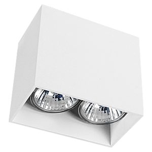 Plafon Gap LED 2-punktowy aluminiowy biały 25569