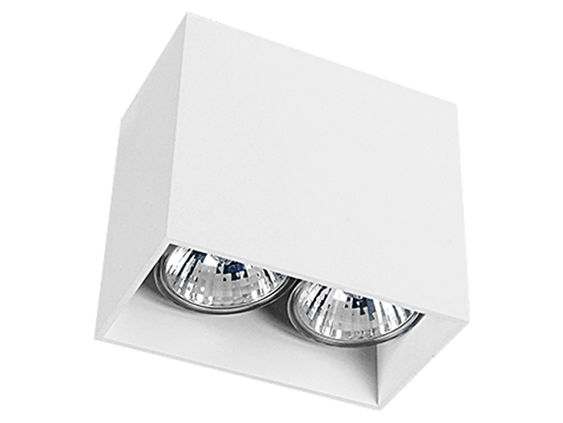 Plafon Gap LED 2-punktowy aluminiowy biały 25569