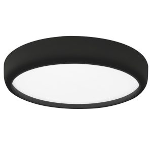 Plafon GEA okrągły czarno-biały LED 1x36W 39cm 2520lm IP20 Milagro 872452