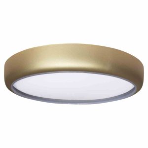 Plafon GEA z pilotem okrągły złoto-biały LED 1x36W 39cm lm IP20 Milagro 872622