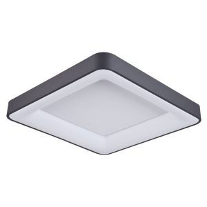 Plafon GIACINTO kwadratowy czarno-biały LED 1x50W 60cm 2750lm IP20 Italux 878512 Plafon GIACINTO kwadratowy czarno-biały LED 1x50W 60cm 2750lm IP20 Italux 878512