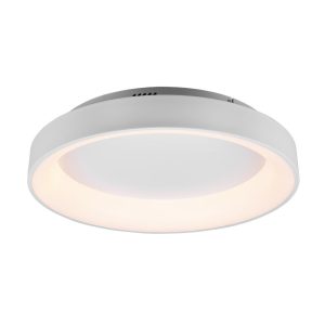 Plafon GIRONA okrągły biały LED 1x48W 60cm 5600lm IP20 Odcienie bieli Trio 872492 Plafon GIRONA okrągły biały LED 1x48W 60cm 5600lm IP20 Odcienie bieli Trio 872492