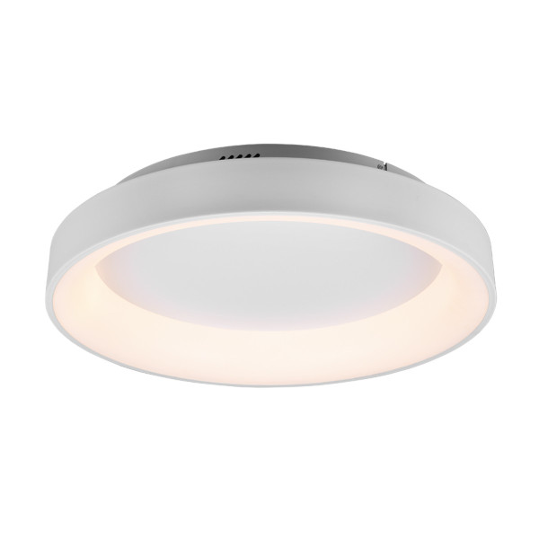 Plafon GIRONA okrągły biały LED 1x48W 60cm 5600lm IP20 Odcienie bieli Trio 872492