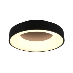 Plafon GIRONA okrągły czarno-biały LED 1x27W 45cm 3100lm IP20 Trio 872633 Plafon GIRONA okrągły czarno-biały LED 1x27W 45cm 3100lm IP20 Trio 872633