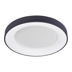 Plafon GIULIA okrągły czarno-biały LED 1x50W 60cm 2750lm IP20 Italux 878639 Plafon GIULIA okrągły czarno-biały LED 1x50W 60cm 2750lm IP20 Italux 878639