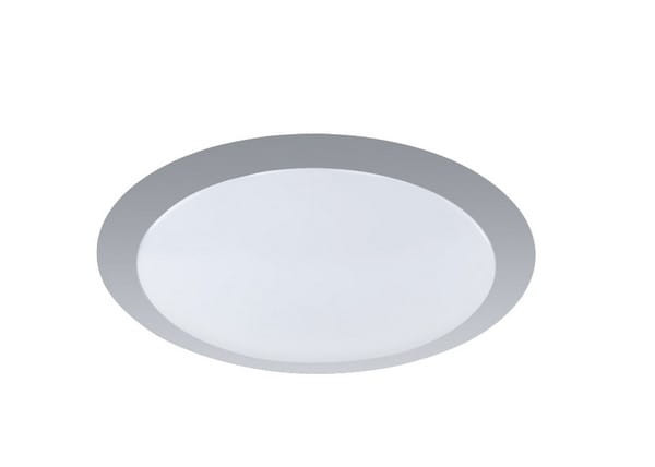 Plafon GONZALO okrągły srebrno-biały LED 1x12W 34cm 1050lm IP20 Trio 1018319