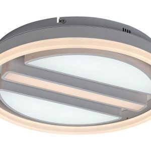 Plafon Gremin z pilotem okrągły biały LED 1x55W 40cm 2750lm IP20 Rabalux 872996 Plafon Gremin z pilotem okrągły biały LED 1x55W 40cm 2750lm IP20 Rabalux 872996