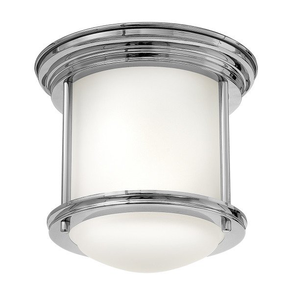 Plafon Hadrian chromowany biały 1xE27x60W IP44 Quintiesse 1017701