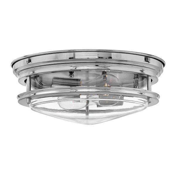 Plafon Hadrian chromowany przezroczysty 2xE27x40W IP44 Quintiesse 1017628