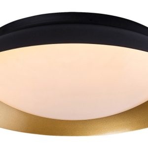 Plafon HAFSA okrągły czarno-złoty-biały LED 1x24W 40cm 1250lm IP20 Rabalux 879597 Plafon HAFSA okrągły czarno-złoty-biały LED 1x24W 40cm 1250lm IP20 Rabalux 879597