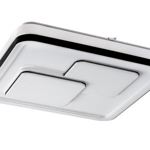 Plafon Hecate kwadratowy czarno-biały LED 1x40W 48,5cm 2970lm IP20 Rabalux 881293 Plafon Hecate kwadratowy czarno-biały LED 1x40W 48,5cm 2970lm IP20 Rabalux 881293