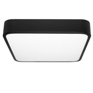 Plafon Hollywood kwadratowy czarny LED 1x24W 30cm 2160lm IP20 IdeaLED 873018 Plafon Hollywood kwadratowy czarny LED 1x24W 30cm 2160lm IP20 IdeaLED 873018