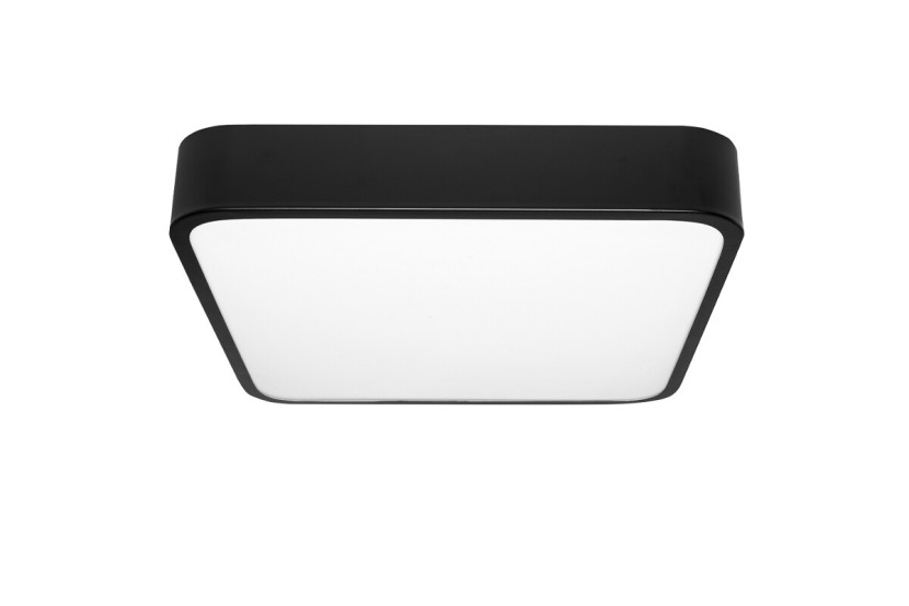 Plafon Hollywood kwadratowy czarny LED 1x24W 30cm 2160lm IP20 IdeaLED 873018
