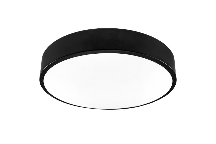 Plafon Houston okrągły czarno-biały LED 1x24W 30cm 2160lm IP20 IdeaLED 876873