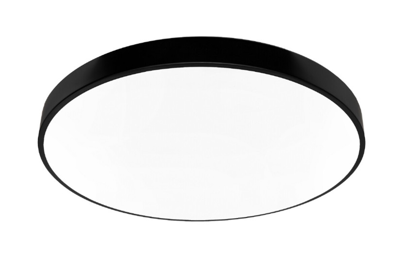 Plafon Houston okrągły czarno-biały LED 1x80W 80cm 7200lm IP20 IdeaLED 876776