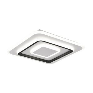 Plafon JORA z pilotem kwadratowy biały LED 1x46W 39,5cm 5400lm IP20 RL 873032 Plafon JORA z pilotem kwadratowy biały LED 1x46W 39,5cm 5400lm IP20 RL 873032