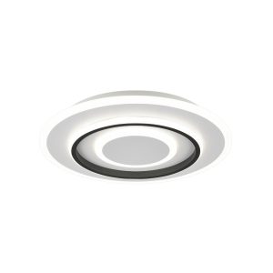 Plafon JORA z pilotem okrągły biało-czarny LED 1x46W 41cm 5400lm IP20 RL 873028 Plafon JORA z pilotem okrągły biało-czarny LED 1x46W 41cm 5400lm IP20 RL 873028