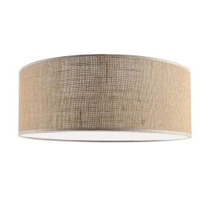 Plafon jutowo-biały okrągły 50cm LAMEGO 1xE27x40W IP20 Shilo 881112 Plafon jutowo-biały okrągły 50cm LAMEGO 1xE27x40W IP20 Shilo 881112