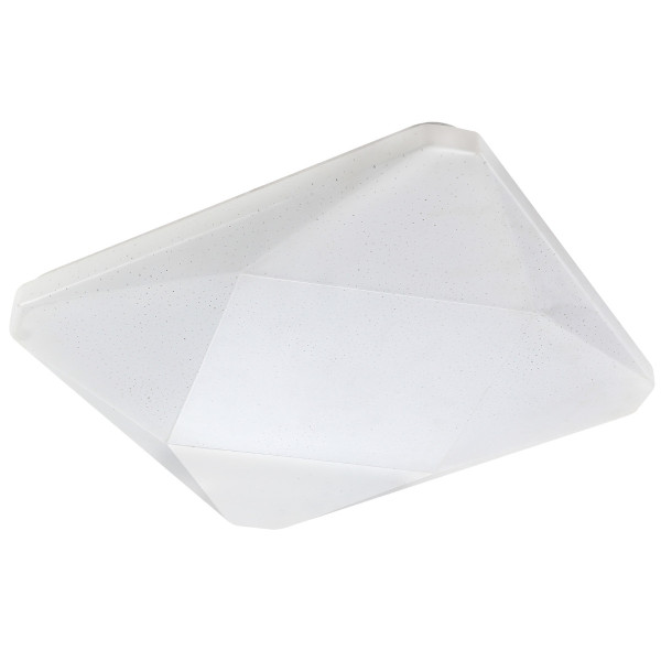Plafon KASTOR z pilotem kwadratowy biały LED 1x72W 43cm 8000lm IP20 Polux 872657