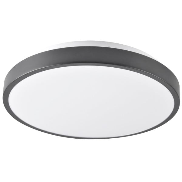Plafon KERN okrągły biało-czarny LED 1x15W 29cm 1600lm IP20 Polux 878564