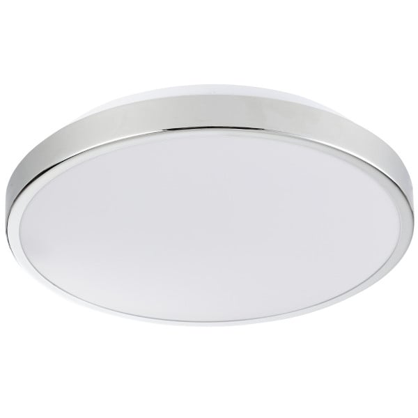 Plafon KERN okrągły biały chromowany LED 1x15W 29cm 1600lm IP20 Polux 878448