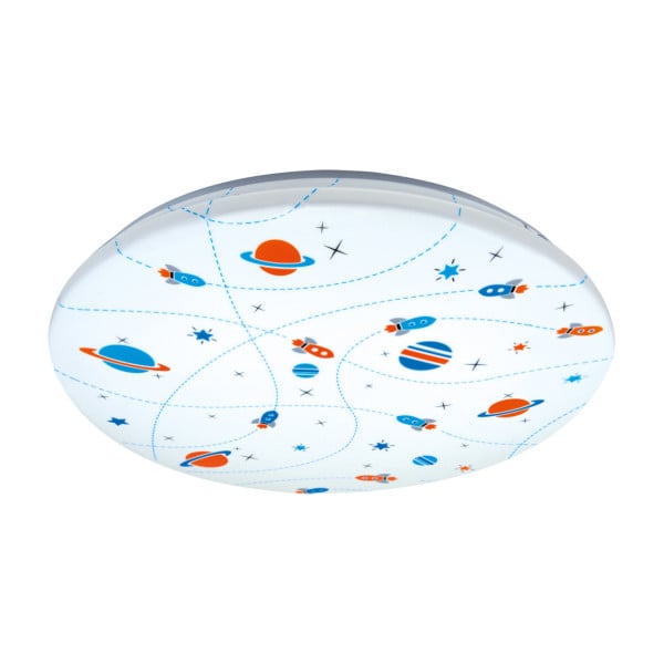 Plafon KIDI okrągły multikolor-biały LED 1x20W 33,5cm 1300lm IP44 Struhm 876024