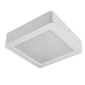 Plafon kwadratowy biały LED 1x18W 16,7cm 1900lm IP54 Odcienie bieli DPM 872357 Plafon kwadratowy biały LED 1x18W 16,7cm 1900lm IP54 Odcienie bieli DPM 872357