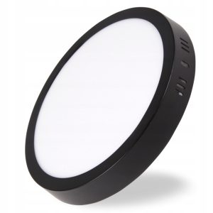 Plafon Lagos okrągły czarno-biały LED 1x18W 21cm 1440lm IP20 MasterLed 873101 Plafon Lagos okrągły czarno-biały LED 1x18W 21cm 1440lm IP20 MasterLed 873101