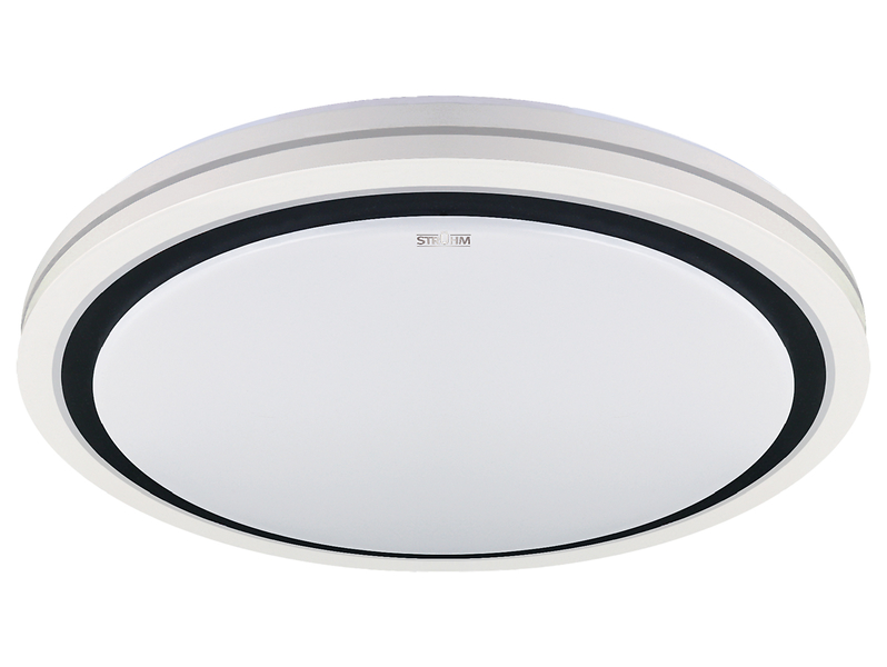 Plafon Laguna LED z tworzywa sztucznego czarno-biały 178705