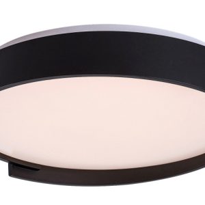 Plafon LALEH z pilotem okrągły czarny LED 1x24W 40cm 1500lm IP20 Rabalux 872618 Plafon LALEH z pilotem okrągły czarny LED 1x24W 40cm 1500lm IP20 Rabalux 872618