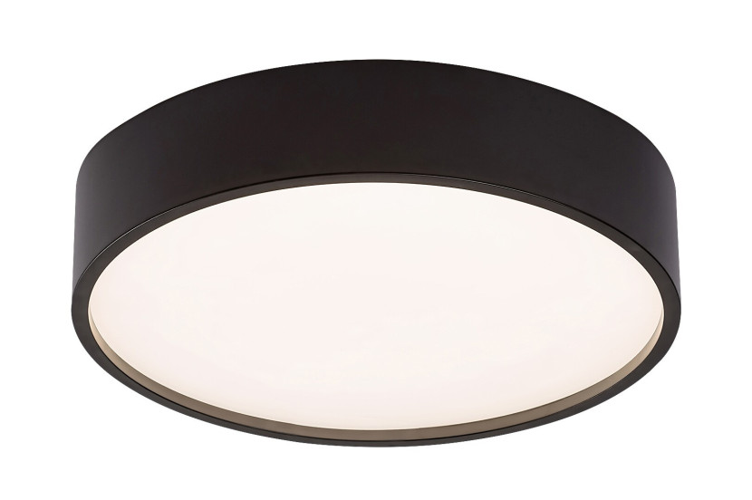 Plafon Larcia okrągły czarno-biały LED 1x18W 28cm 970lm IP44 Rabalux 876734