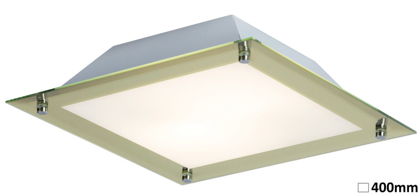 Plafon Lars kwadratowy złoty LED 1x18W 40cm 1440lm IP20 Rabalux 879604