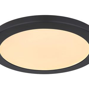 Plafon Lasse LED 30 cm akrylowy czarny 47883 Plafon Lasse LED 30 cm akrylowy czarny 47883