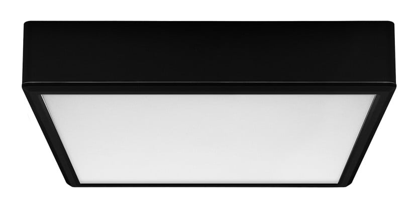 Plafon LAURI kwadratowy czarno-biały LED 1x22W 21,5cm 2100lm IP20 Rabalux 872699