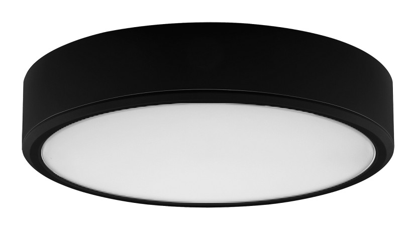 Plafon LAURI okrągły czarno-biały LED 1x22W 21,5cm 2100lm IP20 Rabalux 872473