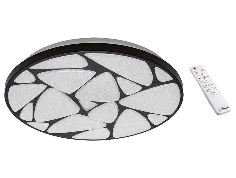 Plafon łazienkowy Mineral LED z tworzywa sztucznego czarny 178699