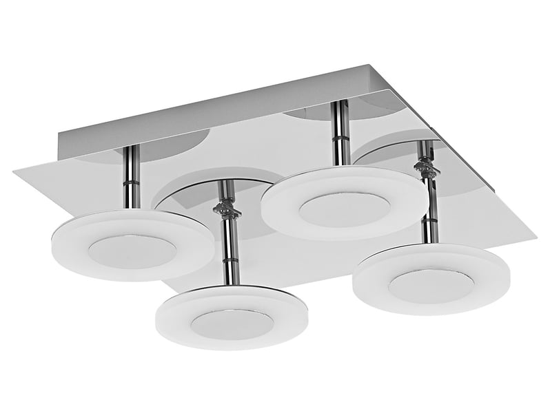 Plafon łazienkowy Smart Wifi Orbis LED ze ściemniaczem srebrny 54317