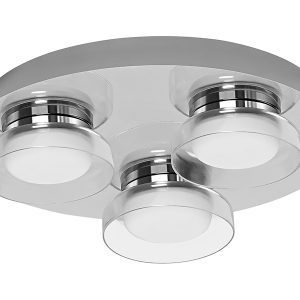 Plafon łazienkowy Smart Wifi Orbis LED ze ściemniaczem srebrny 54313 Plafon łazienkowy Smart Wifi Orbis LED ze ściemniaczem srebrny 54313