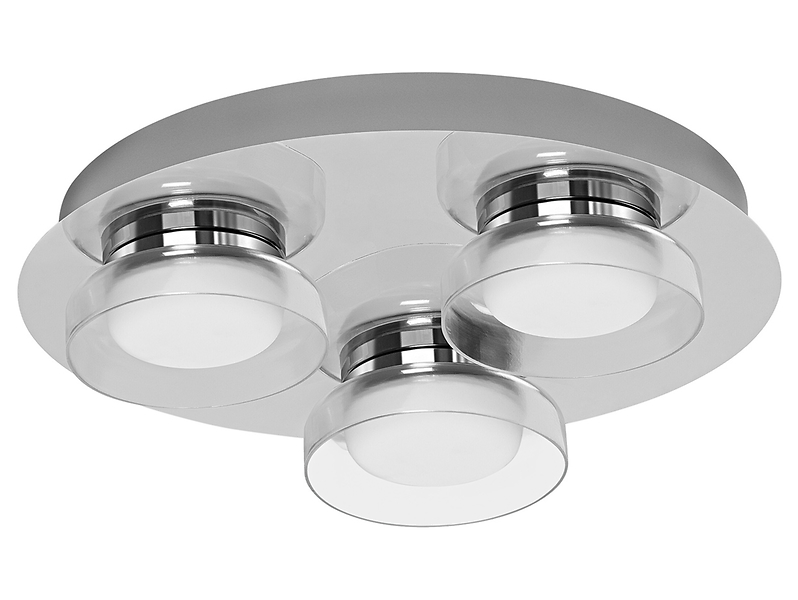 Plafon łazienkowy Smart Wifi Orbis LED ze ściemniaczem srebrny 54313