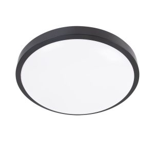 Plafon LED czarny 24W 4000K IP44 czujnik ruchu 1084438 Plafon LED czarny 24W 4000K IP44 czujnik ruchu 1084438