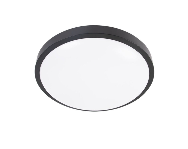 Plafon LED czarny 24W 4000K IP44 czujnik ruchu 1084438