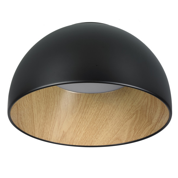 Plafon ledowy PADELLA czarny 35 cm 817657