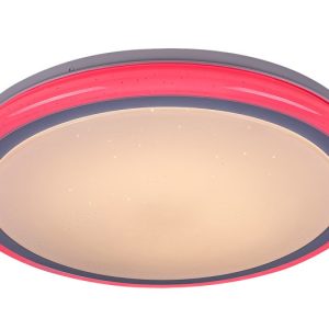 Plafon Leonie z pilotem okrągły biały LED 1x32W 40cm 2400lm IP20 Rabalux 871172 Plafon Leonie z pilotem okrągły biały LED 1x32W 40cm 2400lm IP20 Rabalux 871172