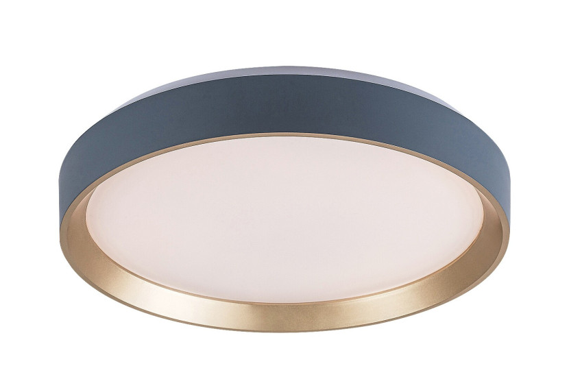 Plafon LIATRIS2 okrągły szary LED 1x24W 38,5cm 1200lm IP20 Rabalux 879546