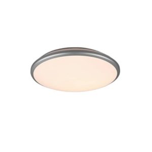 Plafon LIMBUS okrągły srebrno-biały LED 1x20W 34,7cm 2300lm IP20 RL 876901 Plafon LIMBUS okrągły srebrno-biały LED 1x20W 34,7cm 2300lm IP20 RL 876901