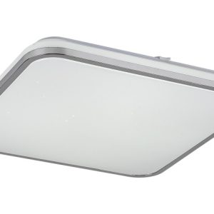 Plafon Linden z pilotem kwadratowy srebrny LED 1x72W 45,5cm IP20 Rabalux 871123 Plafon Linden z pilotem kwadratowy srebrny LED 1x72W 45,5cm IP20 Rabalux 871123