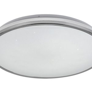Plafon Linden z pilotem okrągły srebrny LED 1x50W 49cm 4500lm IP20 Rabalux 871233 Plafon Linden z pilotem okrągły srebrny LED 1x50W 49cm 4500lm IP20 Rabalux 871233