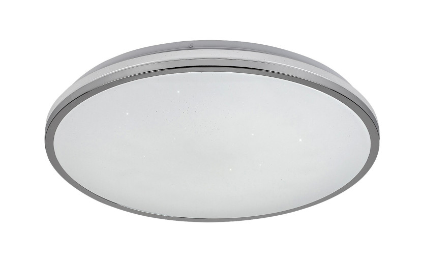 Plafon Linden z pilotem okrągły srebrny LED 1x50W 49cm 4500lm IP20 Rabalux 871233